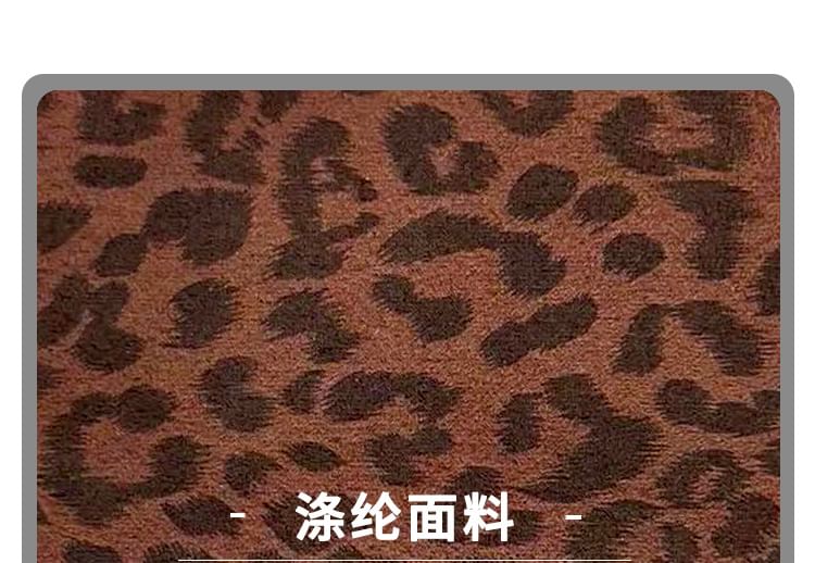 Print Leopard Necklace Pouch