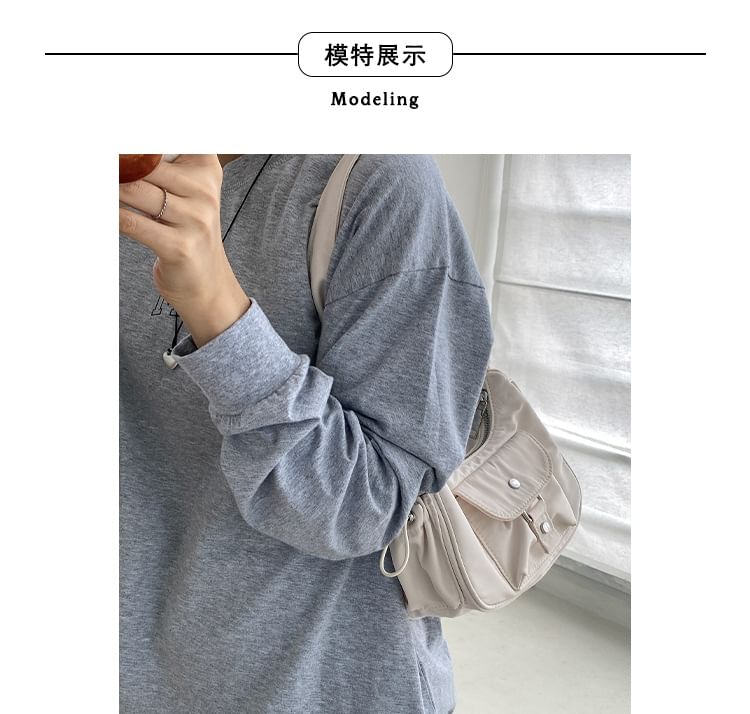 Bag Shoulder Drawstring Multi-Pocket