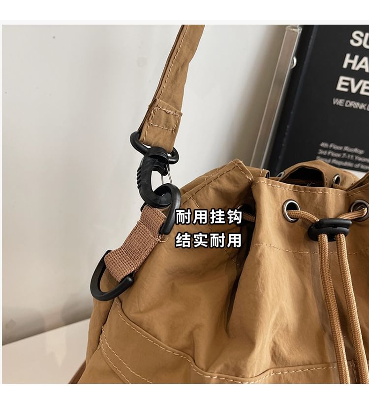 Drawstring Backpack Multi-Pocket