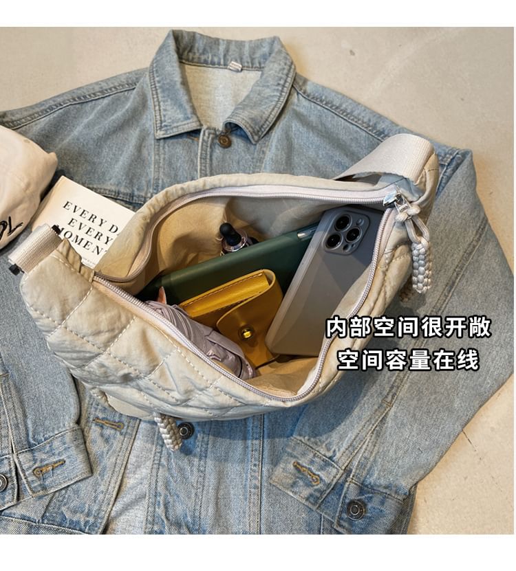 Quilted Crossbody Bag Plain