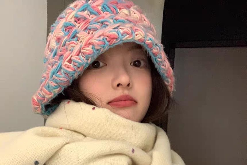 Dotted Applique Scarf