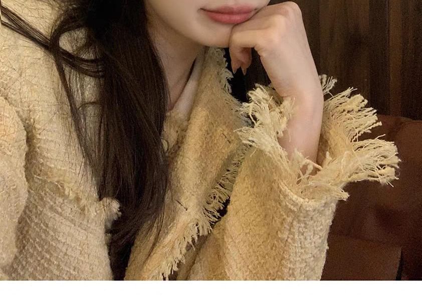 Hat Fluffy Bucket Knit