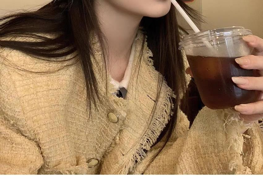 Hat Fluffy Bucket Knit