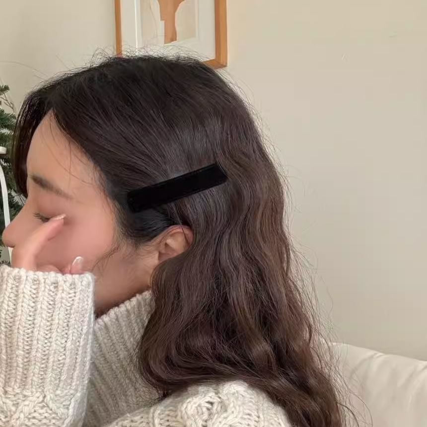 Clip Plain Velvet Hair