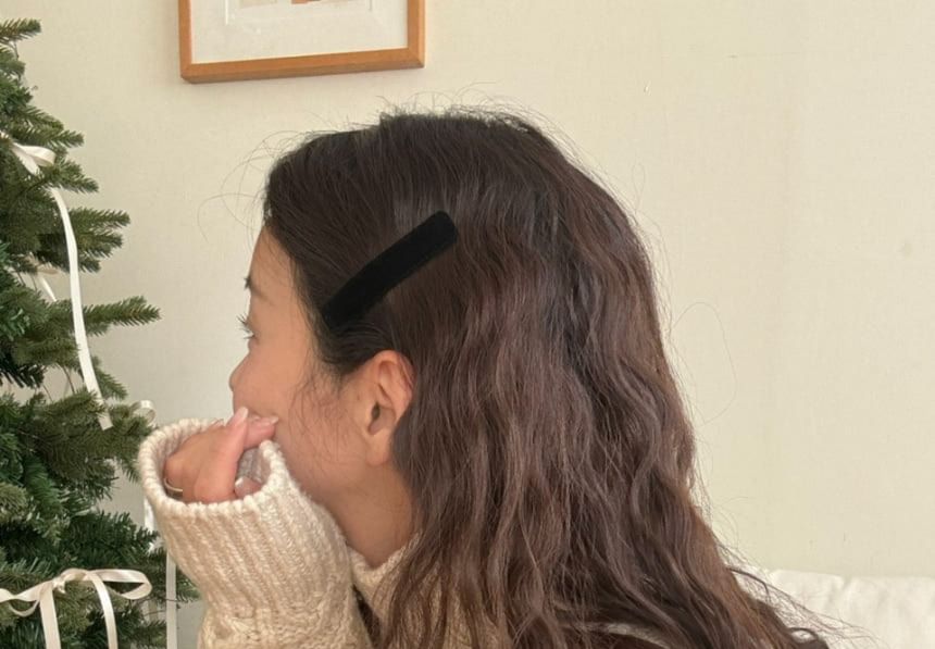 Clip Plain Velvet Hair
