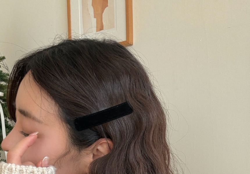 Clip Plain Velvet Hair