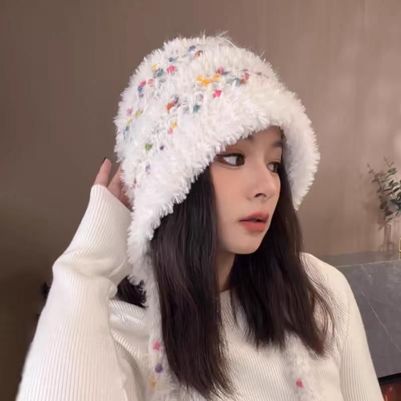 Tie-Up Melange Beanie