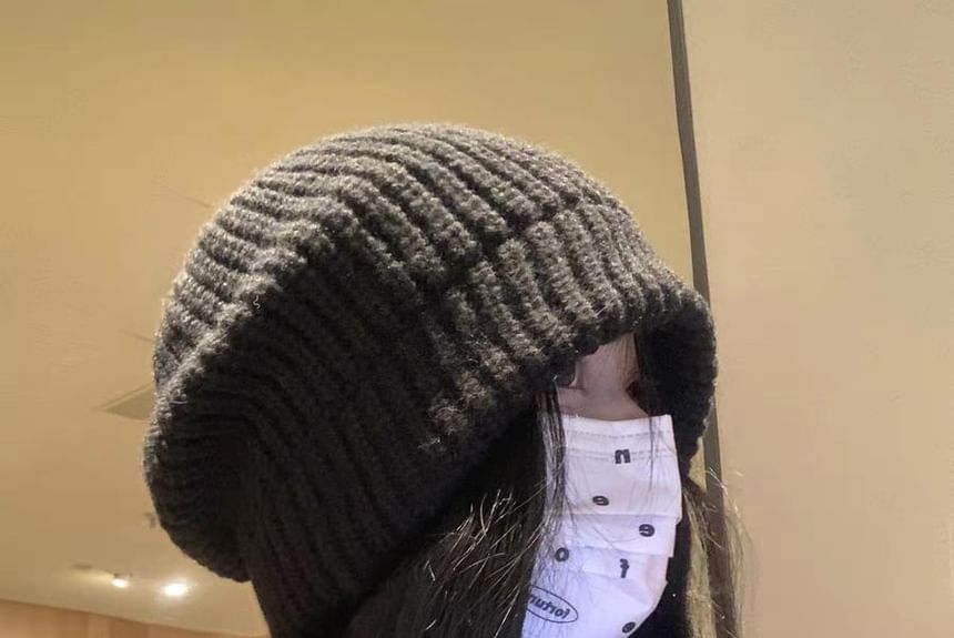Ribbed Beanie Plain