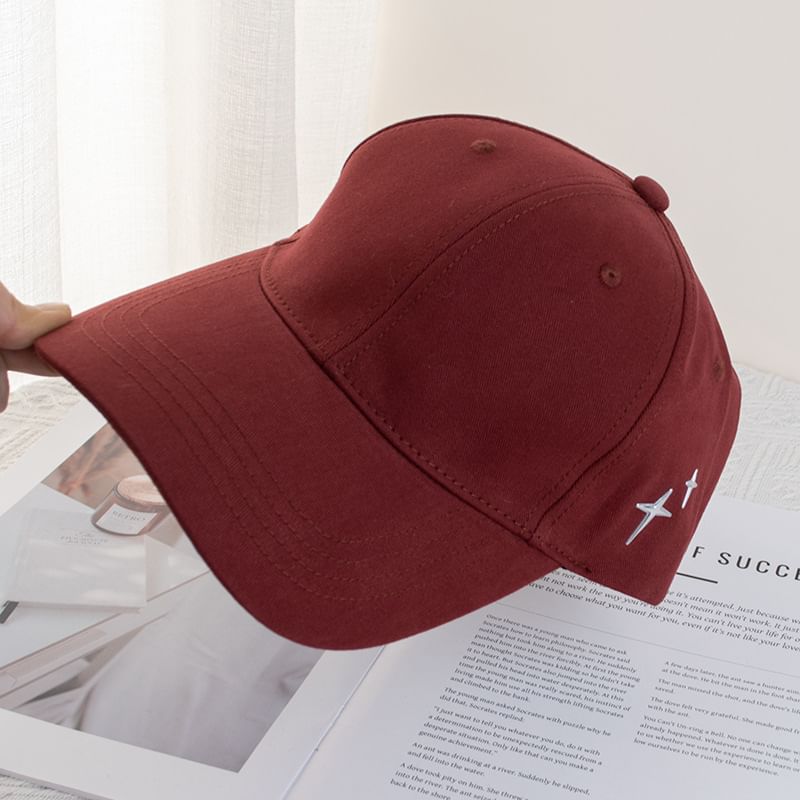 Baseball Star Cap Applique