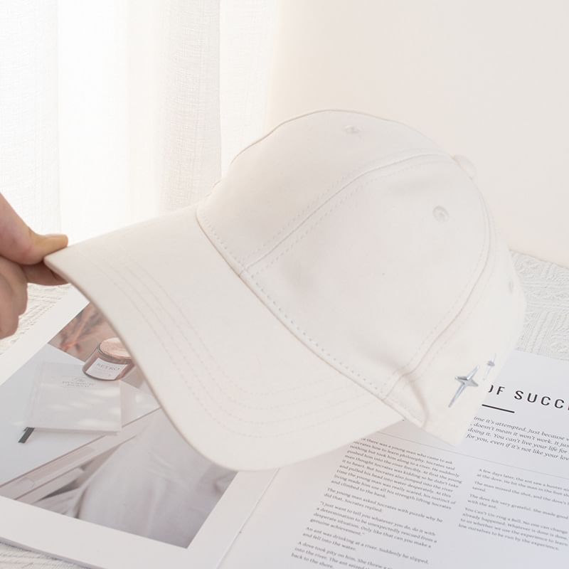 Baseball Star Cap Applique