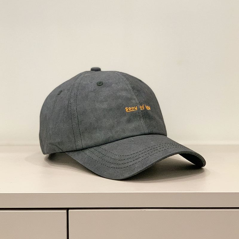 Letter Embroidered Cap