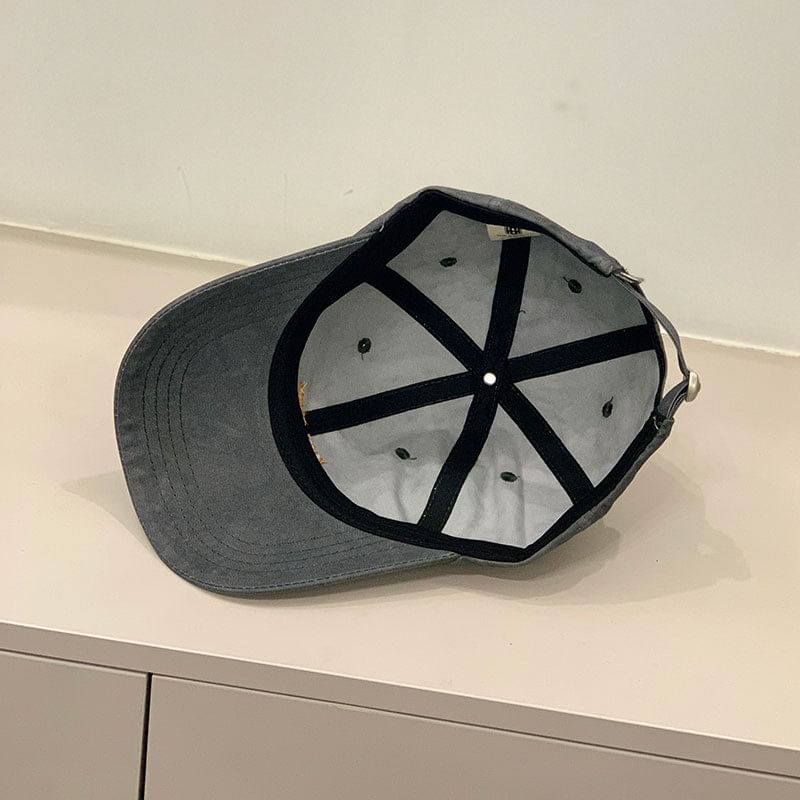 Letter Embroidered Cap