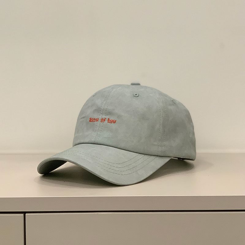 Letter Embroidered Cap