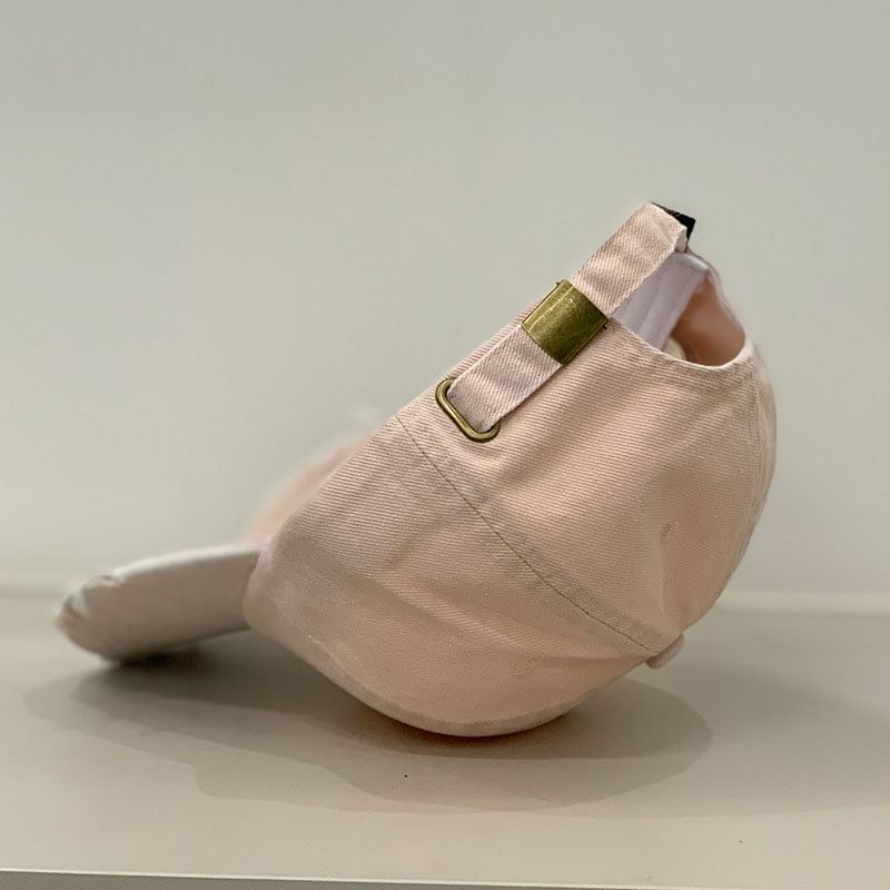 Distressed Embroidered Letter Cap