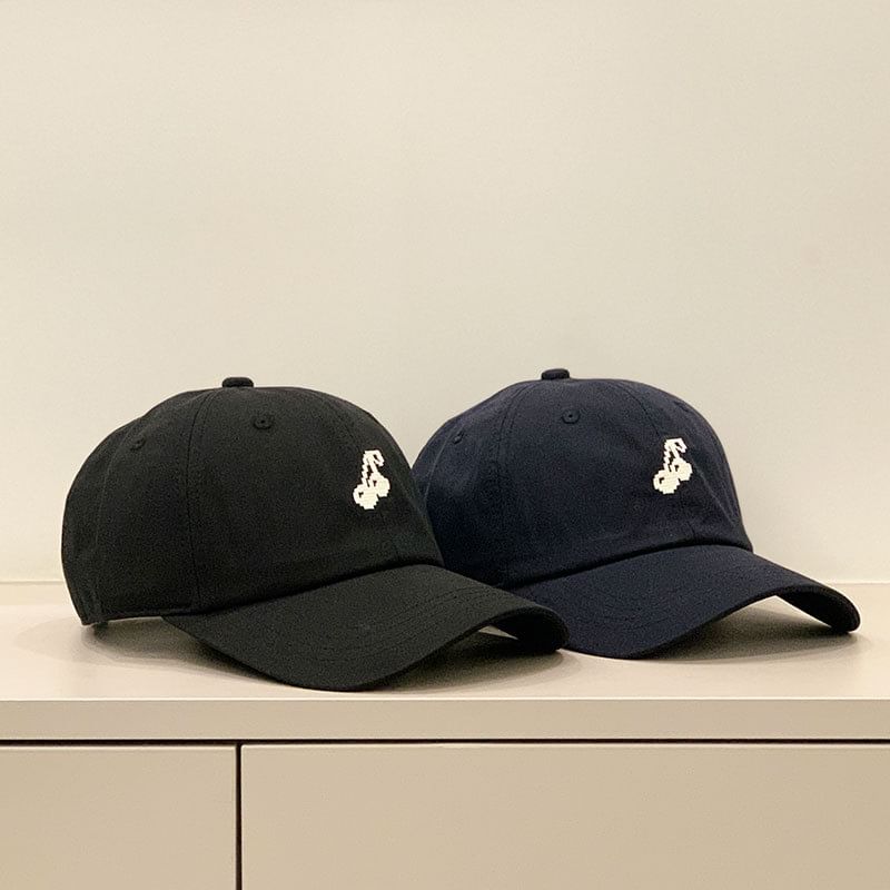 Cap Cherry Embroidered