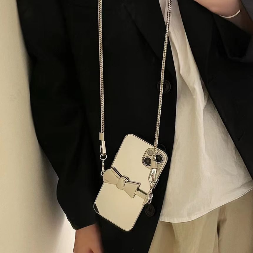 Case On / Phone Clip Set Mirrored Strap Lanyard