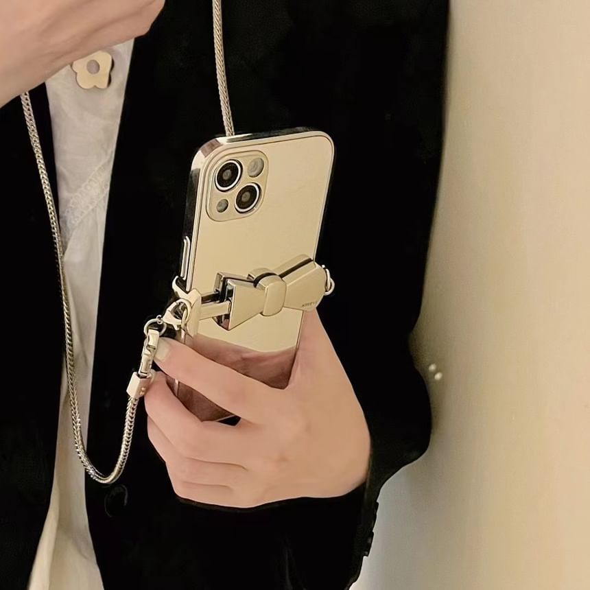 Case On / Phone Clip Set Mirrored Strap Lanyard