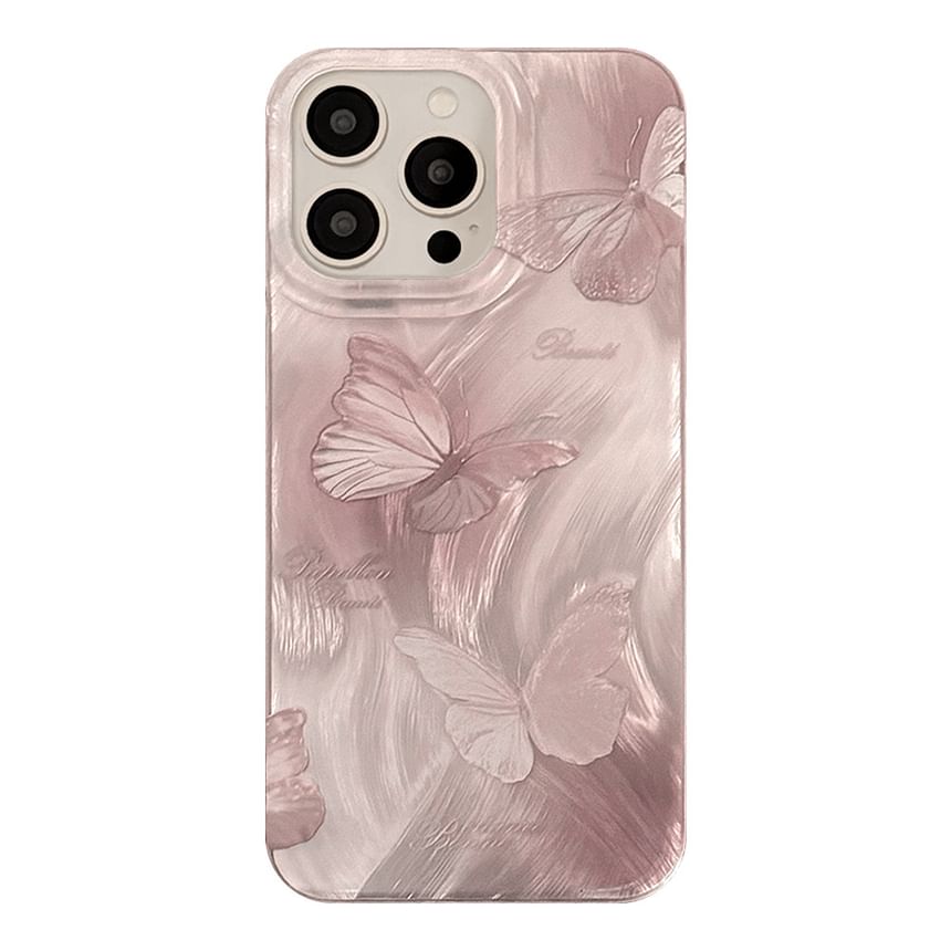 Set / Phone Butterfly Charm Case