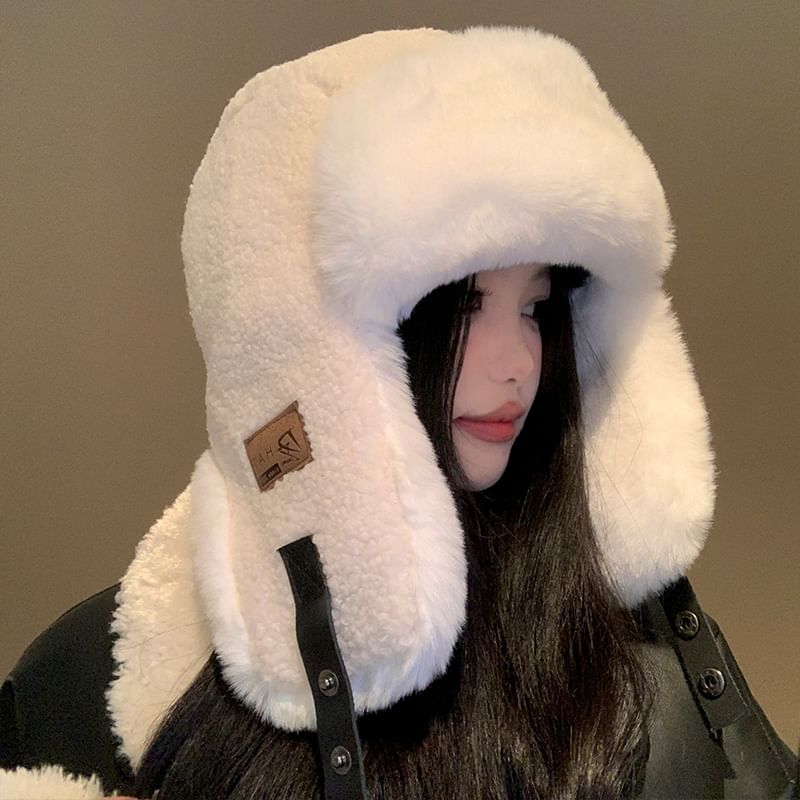 Plain Trapper Hat Fleece