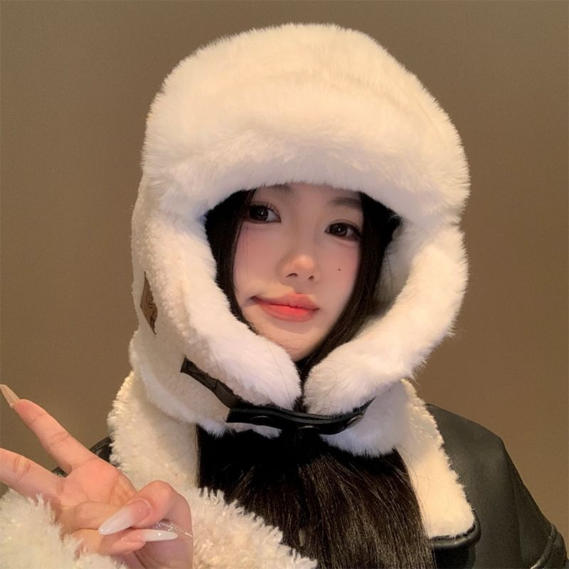 Plain Trapper Hat Fleece