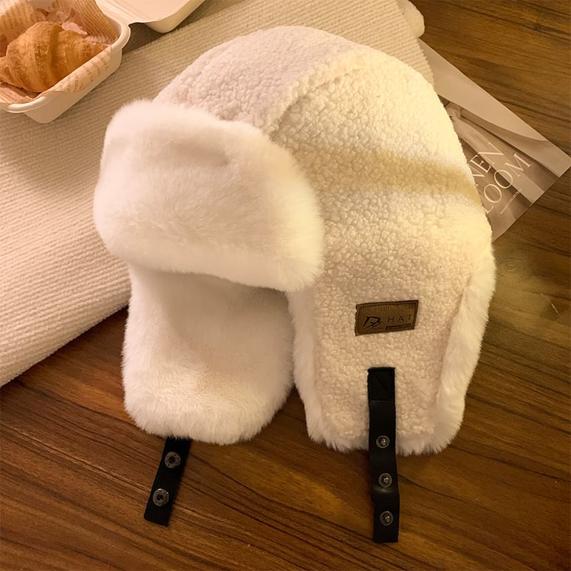 Plain Trapper Hat Fleece