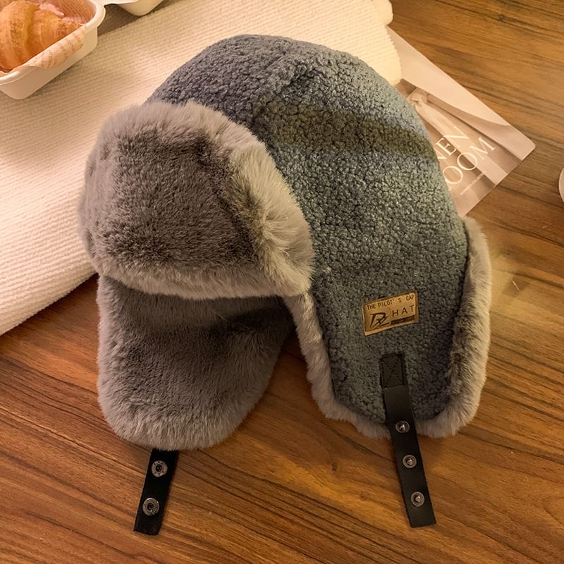 Plain Trapper Hat Fleece