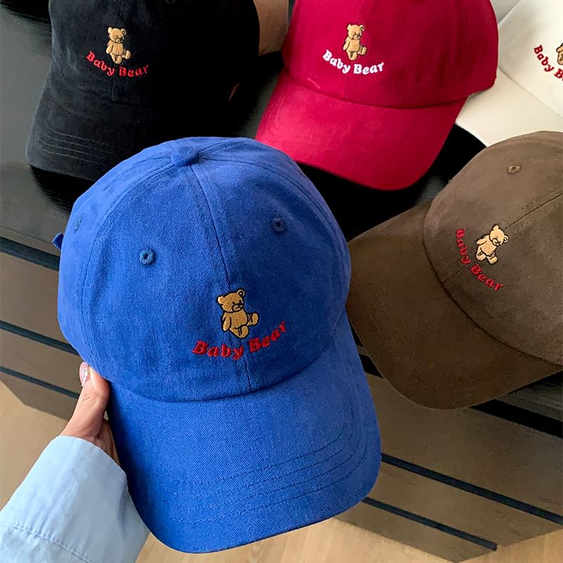 Bear Cap Baseball Embroidered