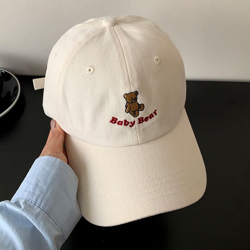 Bear Cap Baseball Embroidered