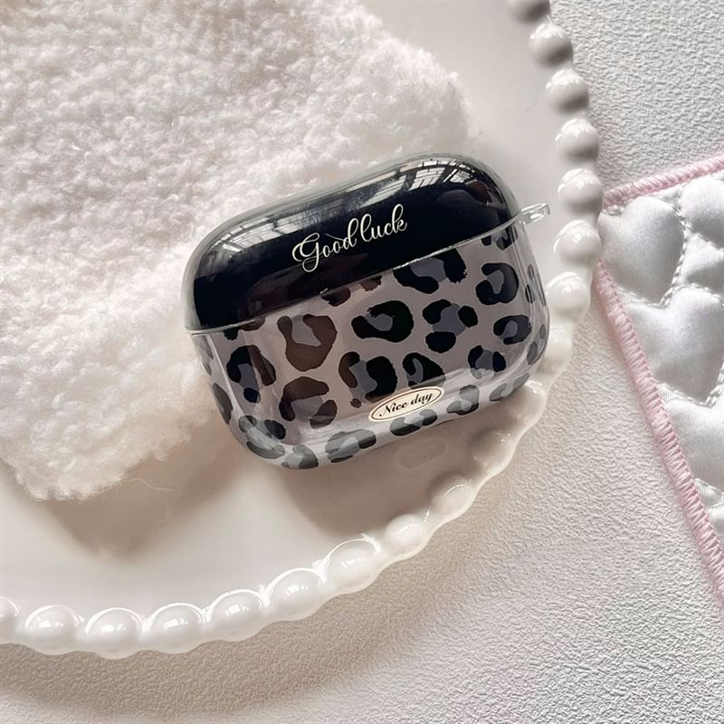 / AirPods Skin Print Case Earphone Pro Leopard