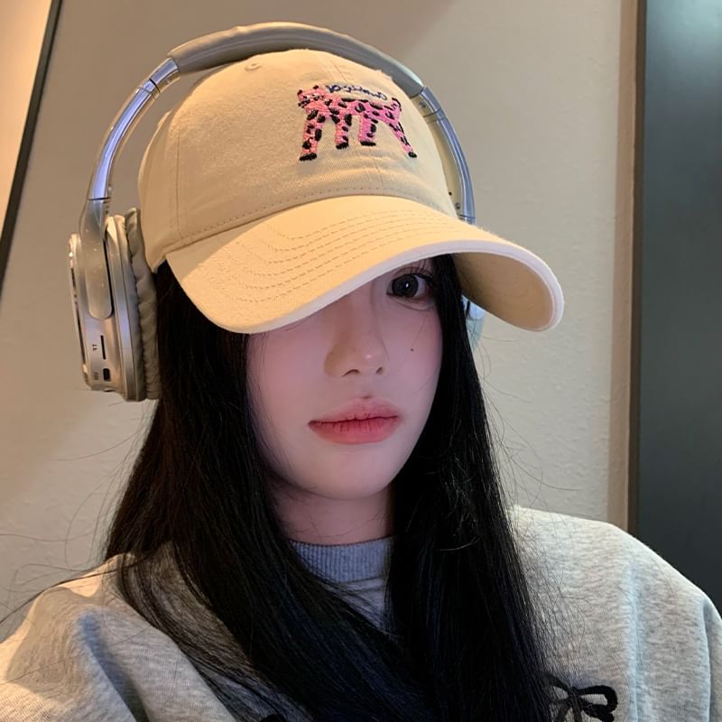 Cap Cat Embroidered Baseball