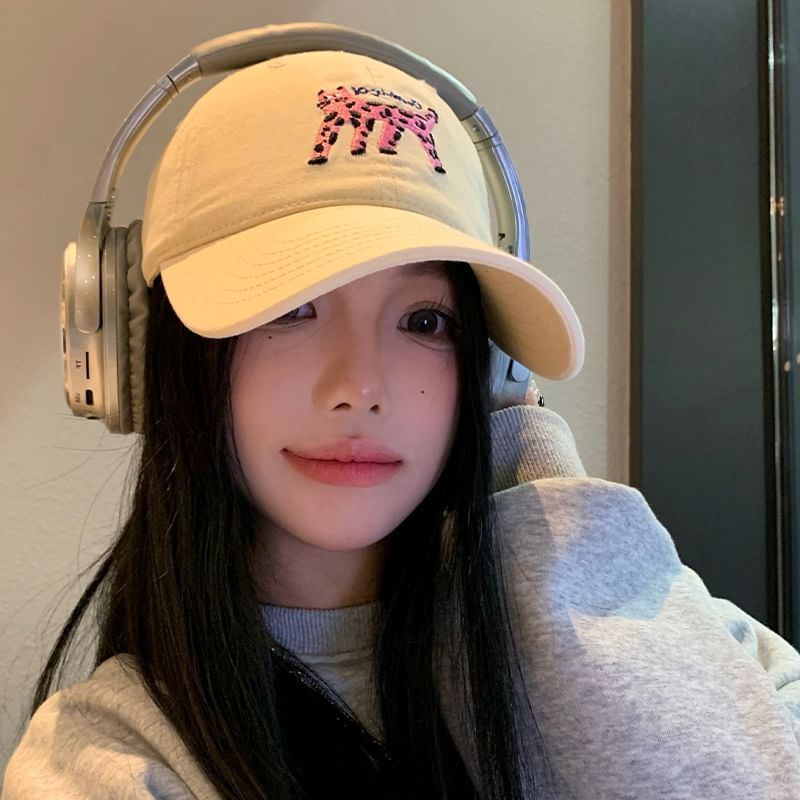 Cap Cat Embroidered Baseball