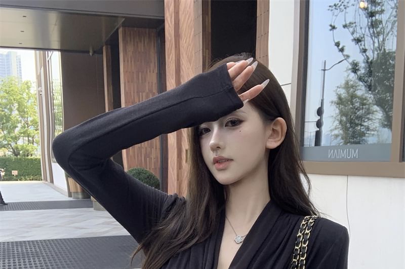 Shawl Tie Cardigan Plain Waist Collar