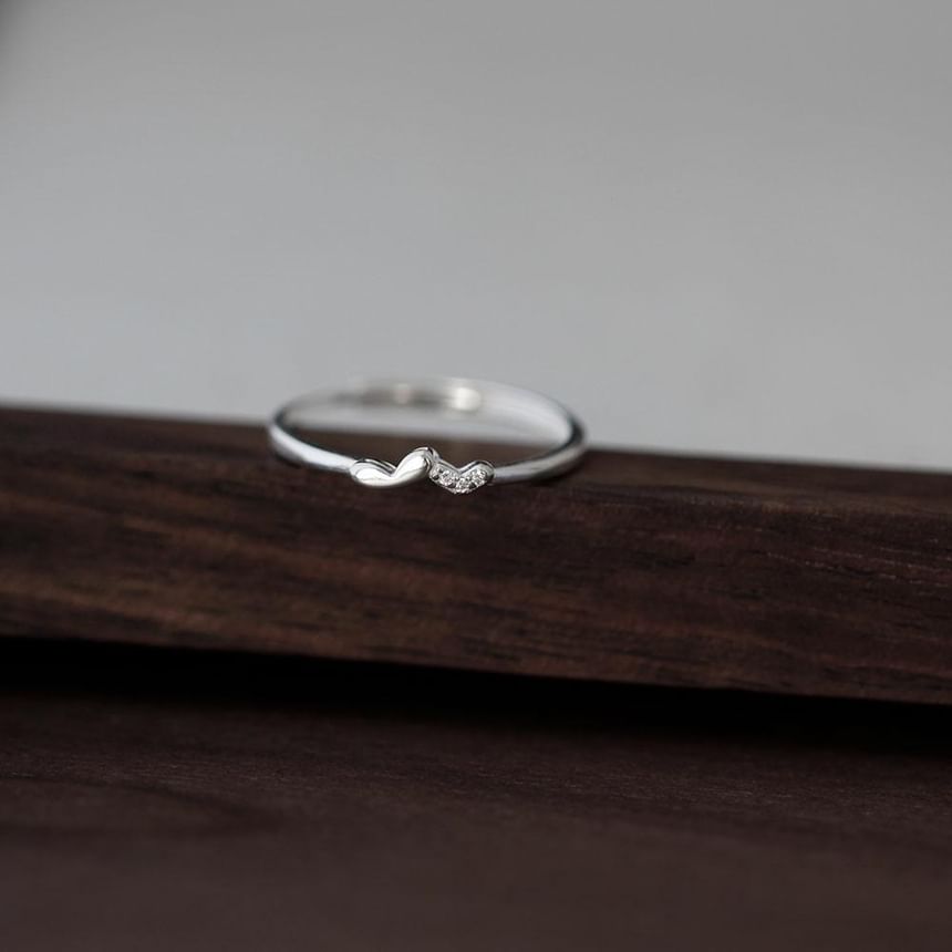 Sterling Ring 925 Heart Silver