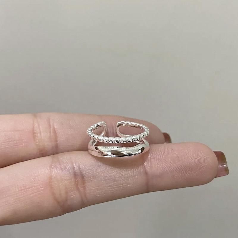 Silver Metal 925 Open Ring Sterling