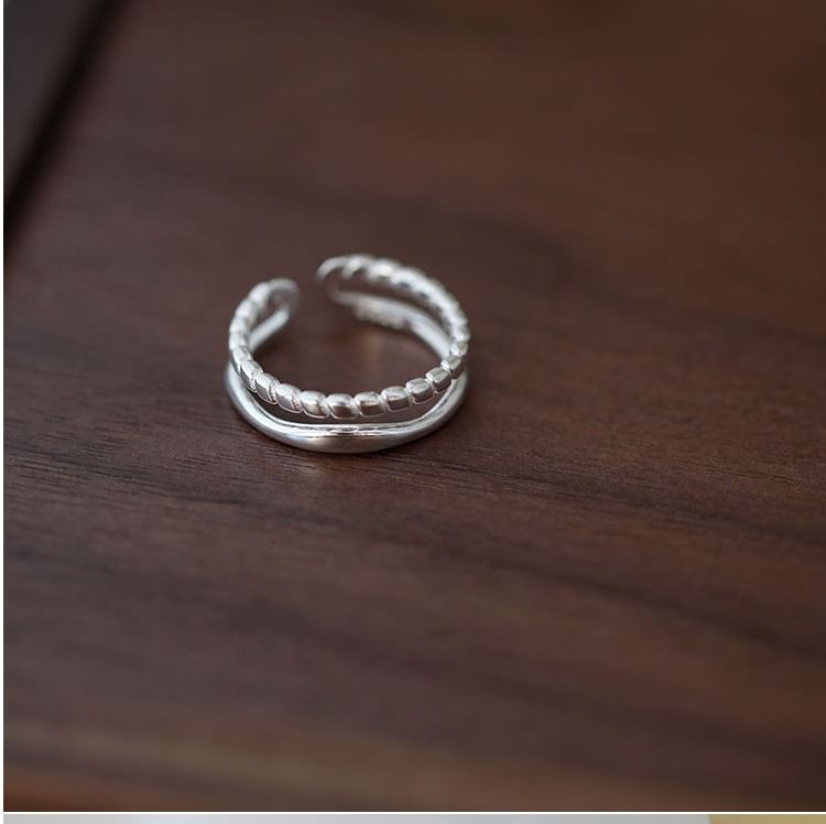 Silver Metal 925 Open Ring Sterling