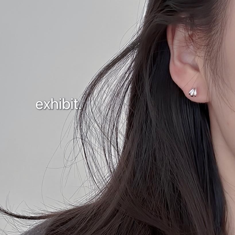 Silver 925 Stud Sterling Earring Shell