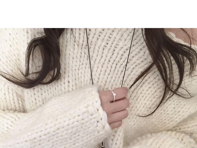 Silver Sterling Ring Open