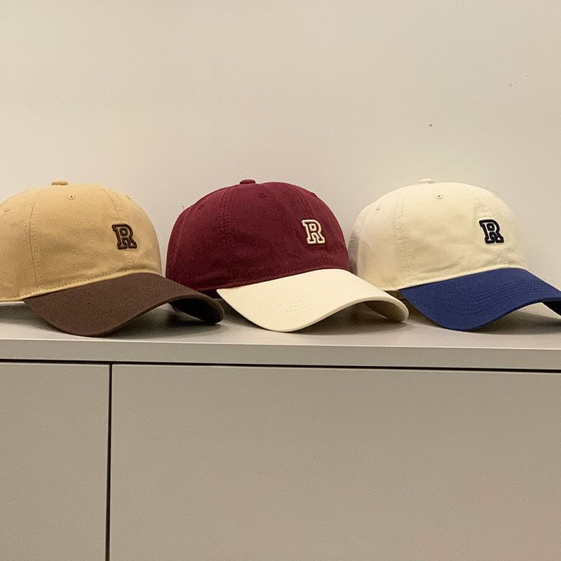 Embroidered Tone Two Cap Lettering Baseball