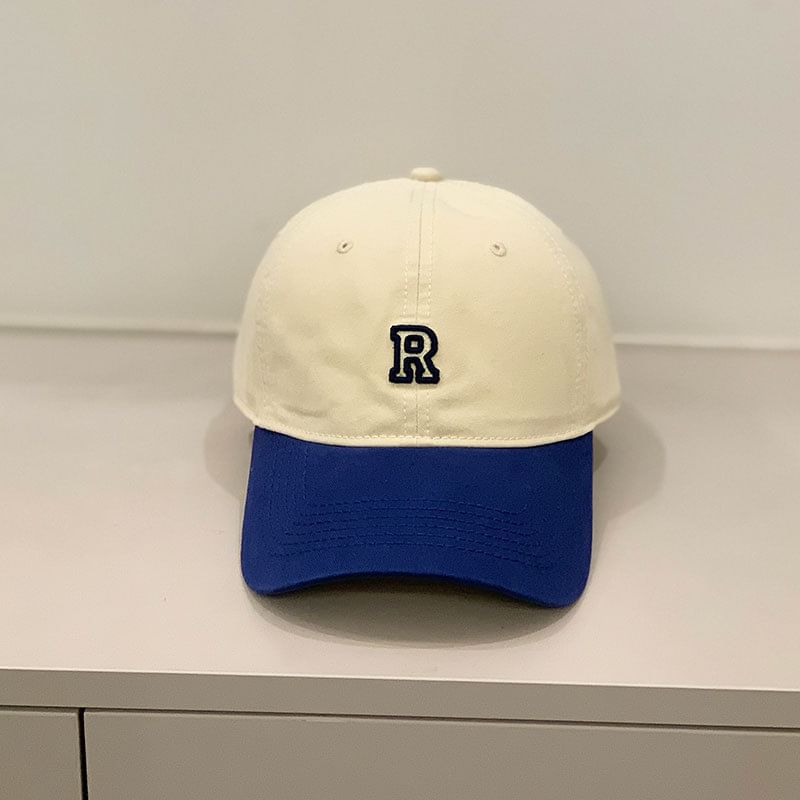 Embroidered Tone Two Cap Lettering Baseball