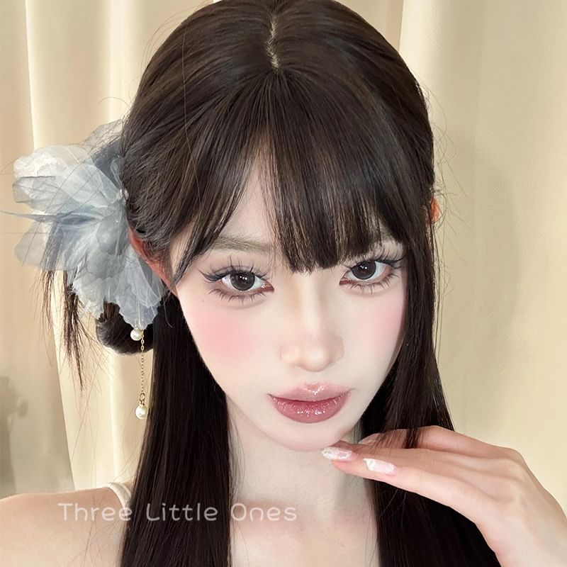 Flower Pin Hair Mesh