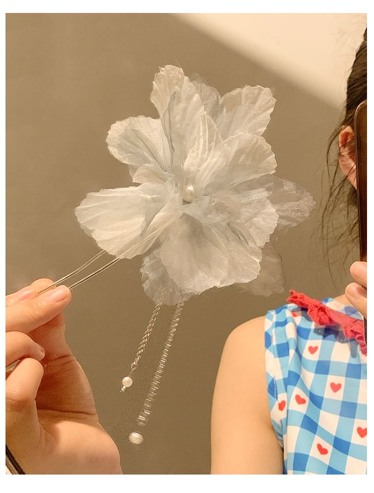 Flower Pin Hair Mesh