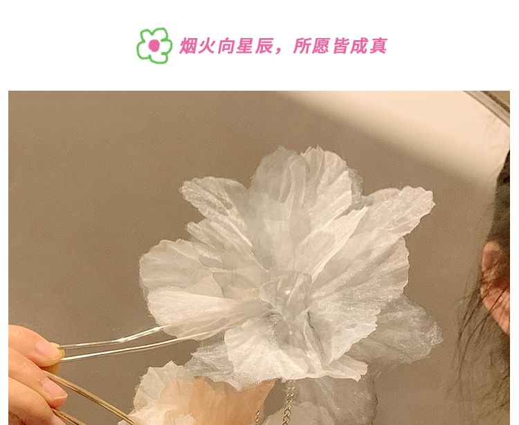 Flower Pin Hair Mesh