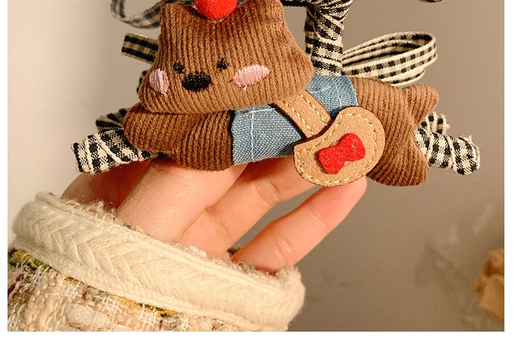 Plaid Claw Hair Cartoon
