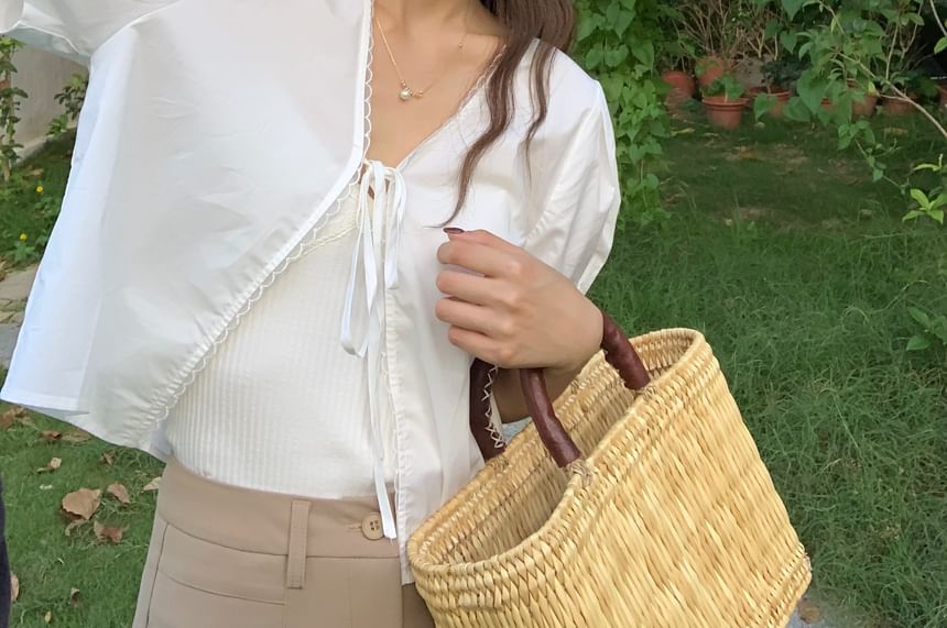 Buttoned Cap Newsboy