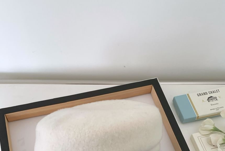 Buttoned Newsboy Cap