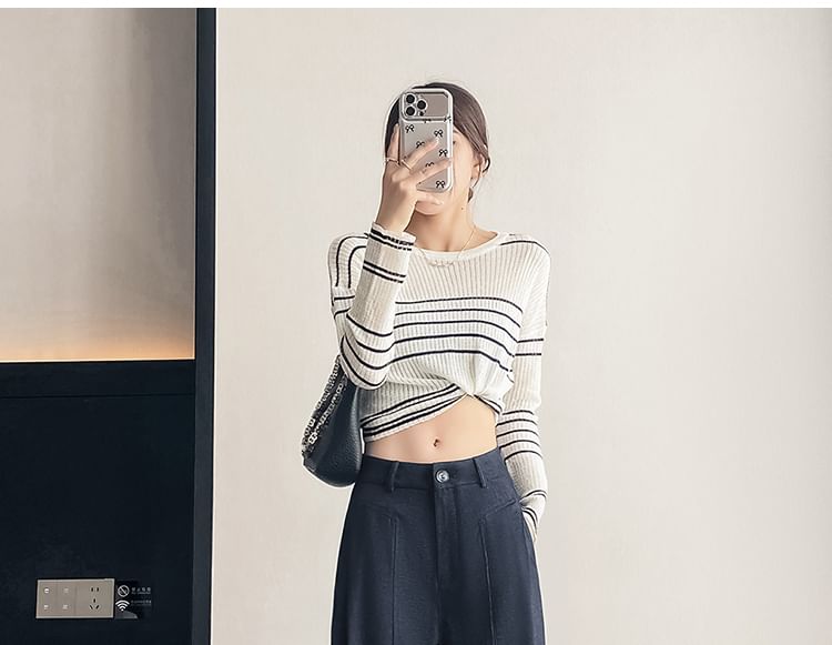 Pants Dress Waist Wide High Plain Leg