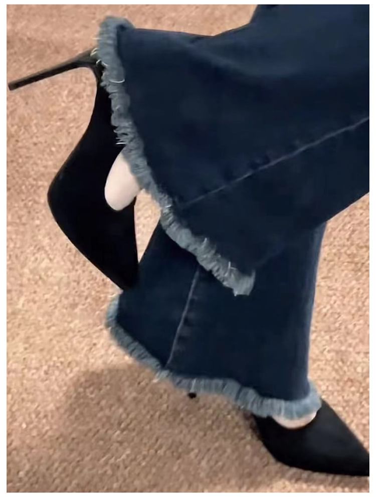 Heel Platform Pointy Stiletto Sandals