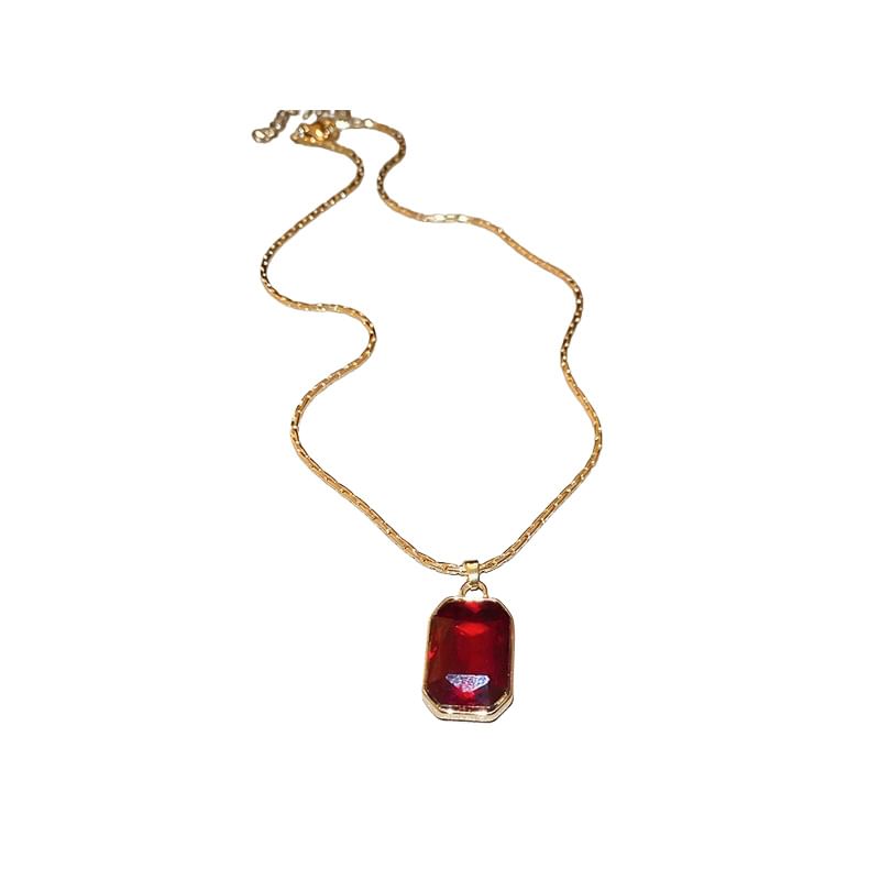 Hoop Necklace Earring / Pendant Drop Rhinestone