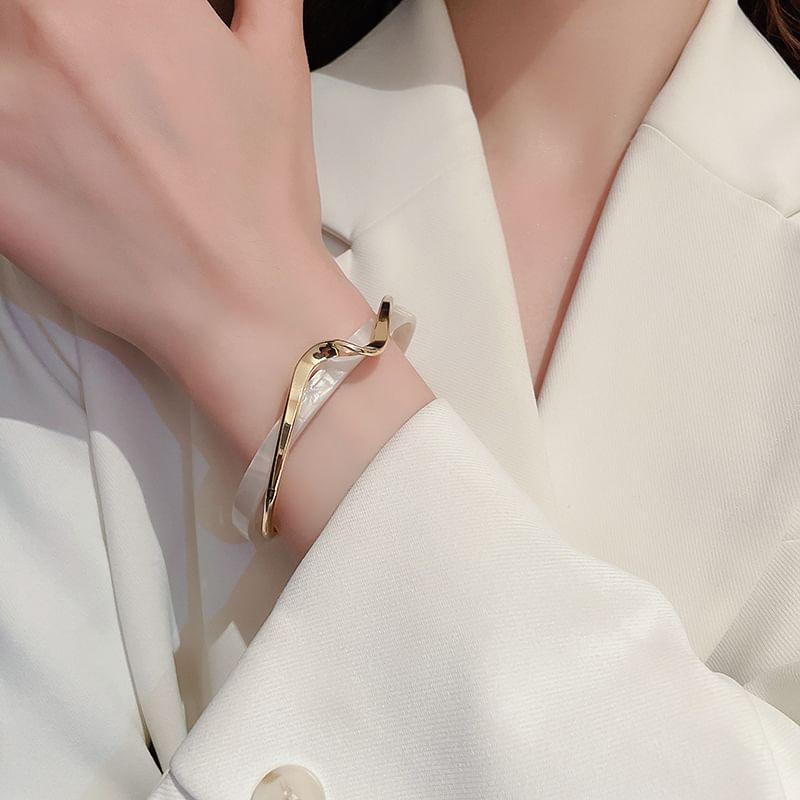 Leopard Twisted / Open Bangle Print