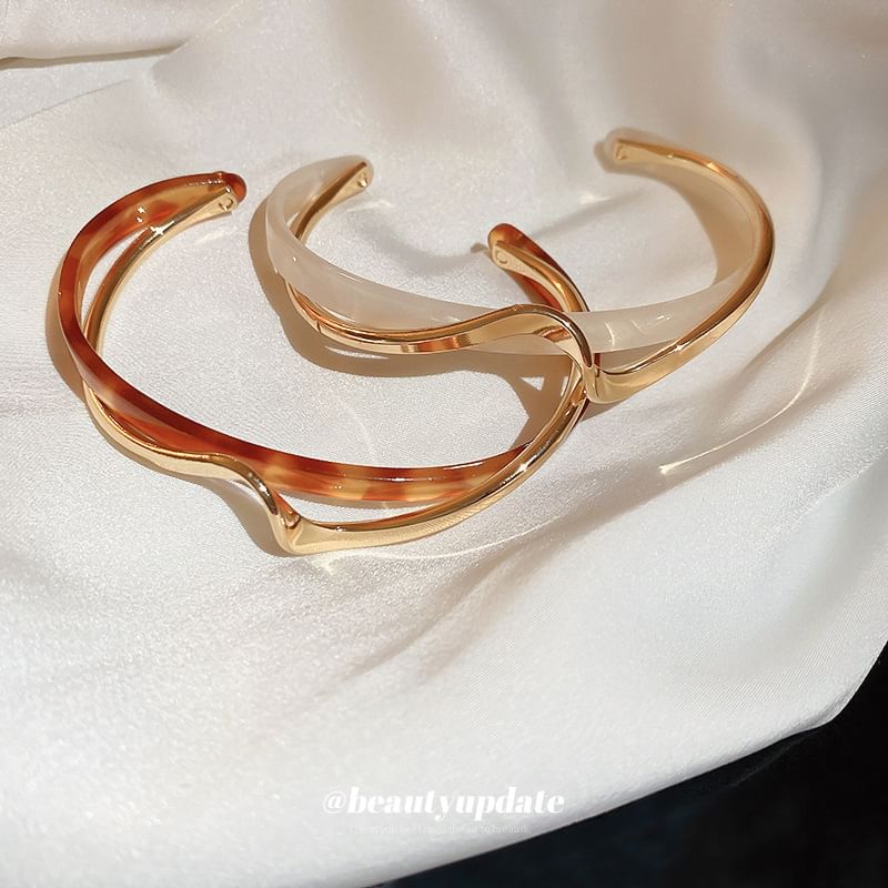 Leopard Twisted / Open Bangle Print